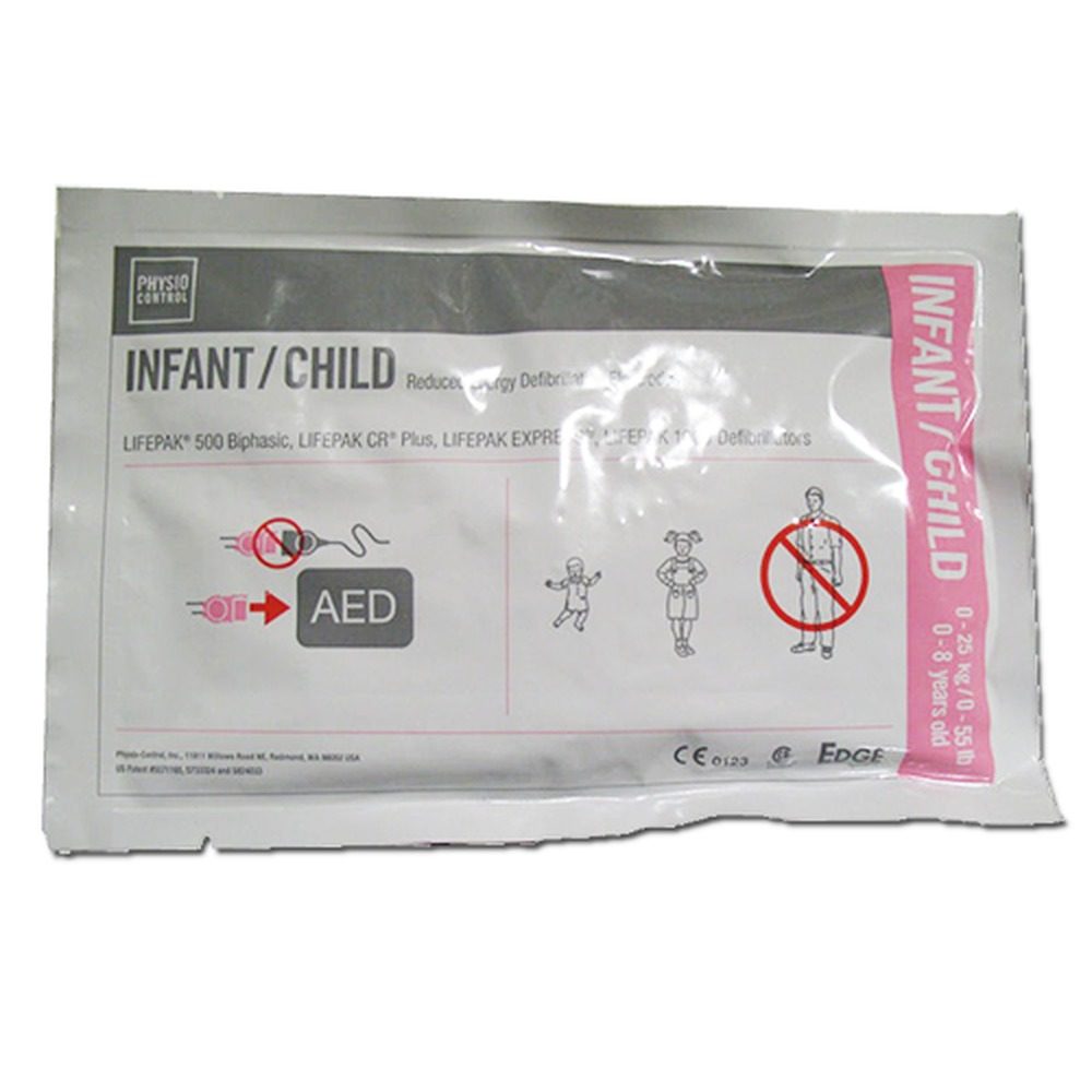 Elettrodi pediatrici Physio-Control 11101-000016 per defibrillatori Lifepak 1000 e CR Plus