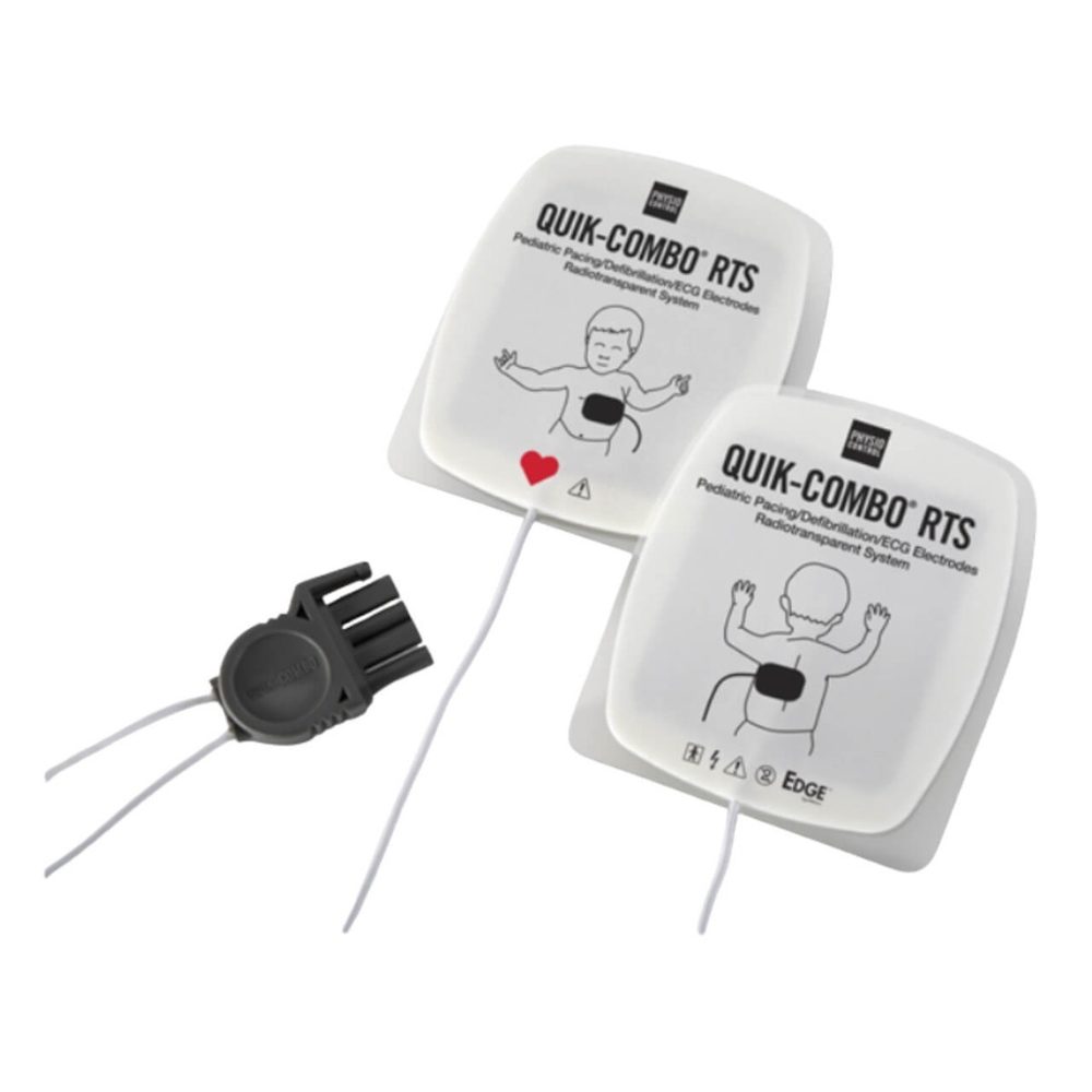 Physio-Control elettrodi pediatrici radiotrasparenti Quik-Combo Lifepak 12/15/20