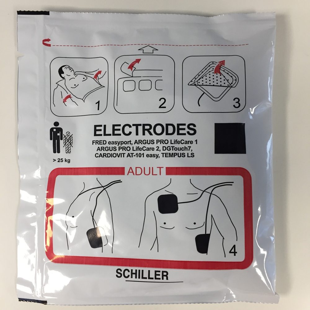 Schiller elettrodi adulti non preconnessi per FRED easyport