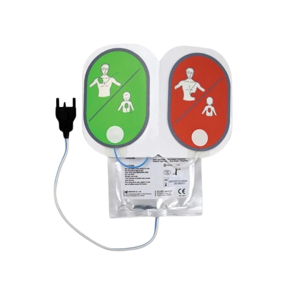 Elettrodi multifunzione monouso Mediana per defibrillatore HeartOn A15, adulti e bambini