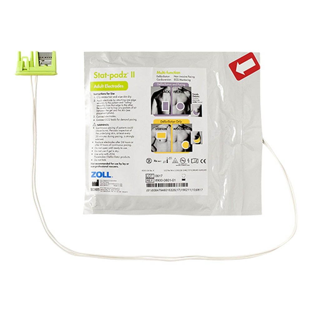 Elettrodi Zoll Stat-Padz II per adulti per defibrillatori AED Plus e AED Pro, coppia di piastre separate