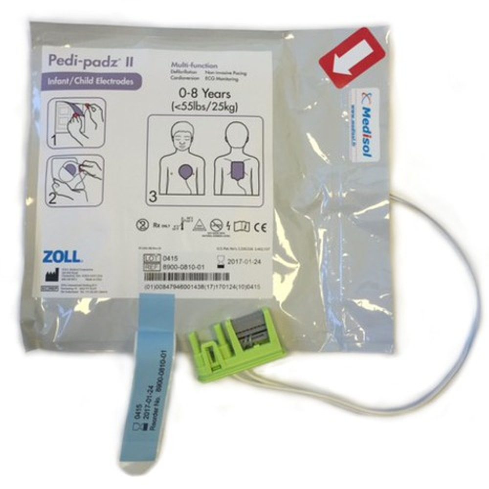 Zoll Pedi-Padz II elettrodi pediatrici per AED Plus, AED Pro e AED 3 – foto 2