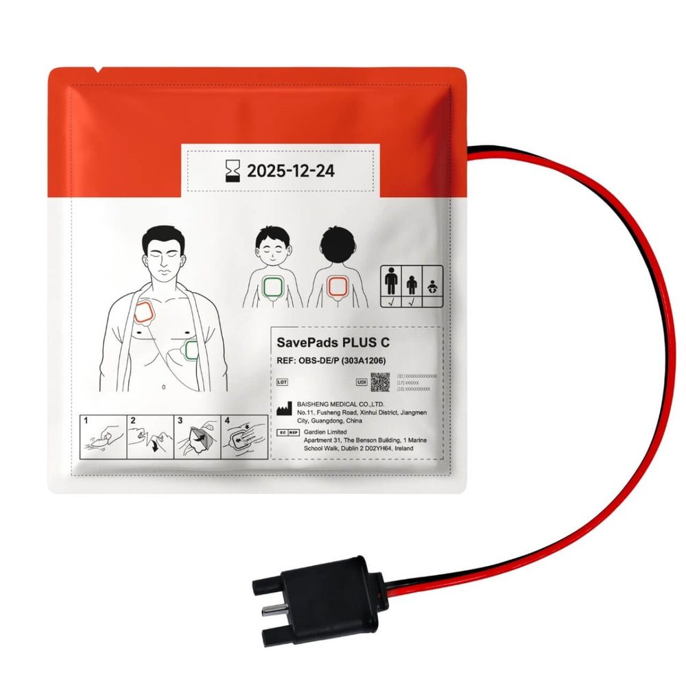 Elettrodi multifunzione Primedic per defibrillatore HeartSave myPAD, uso su adulti e bambini