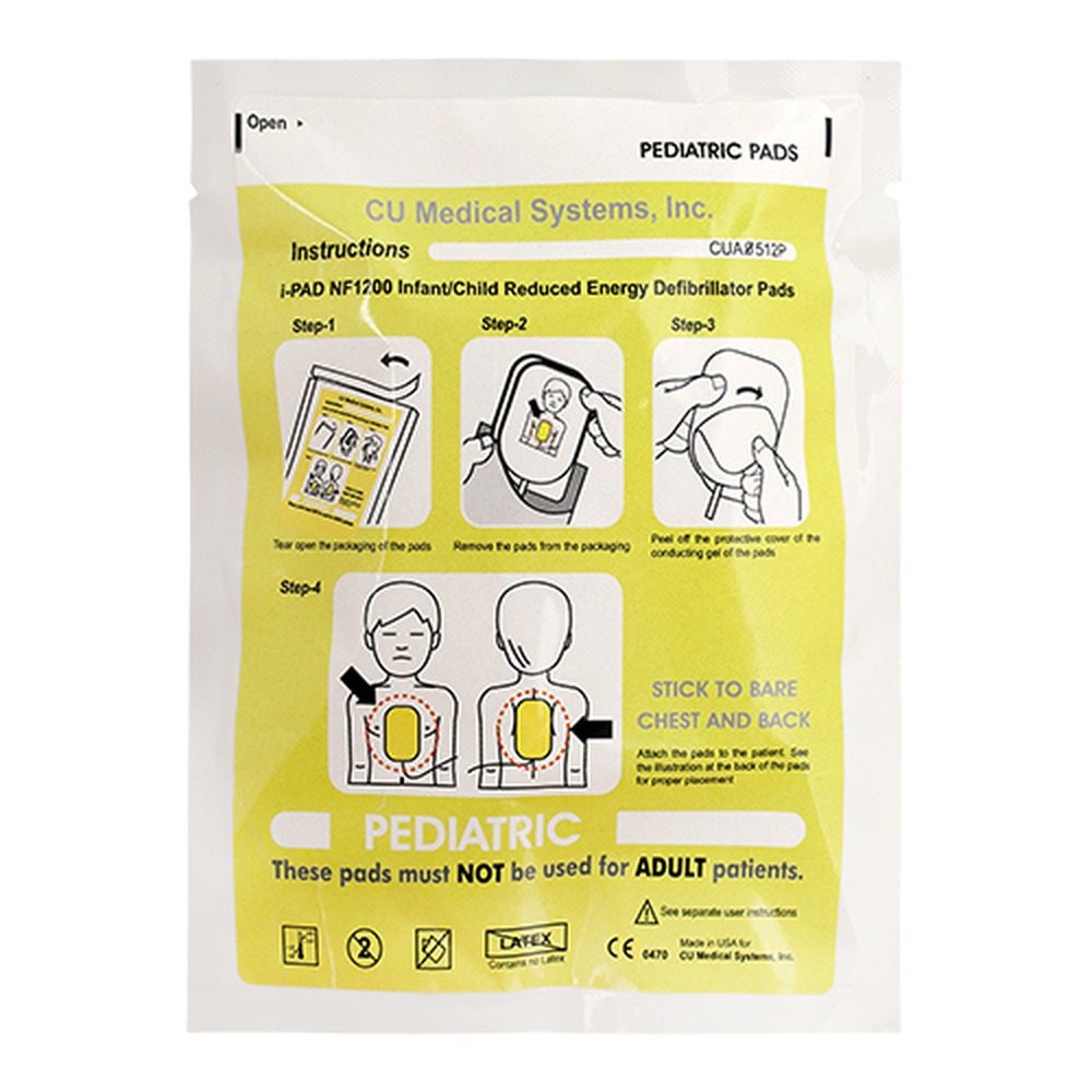 CU Medical elettrodi pediatrici preconnessi per DAE i-PAD NF1200 – foto 2