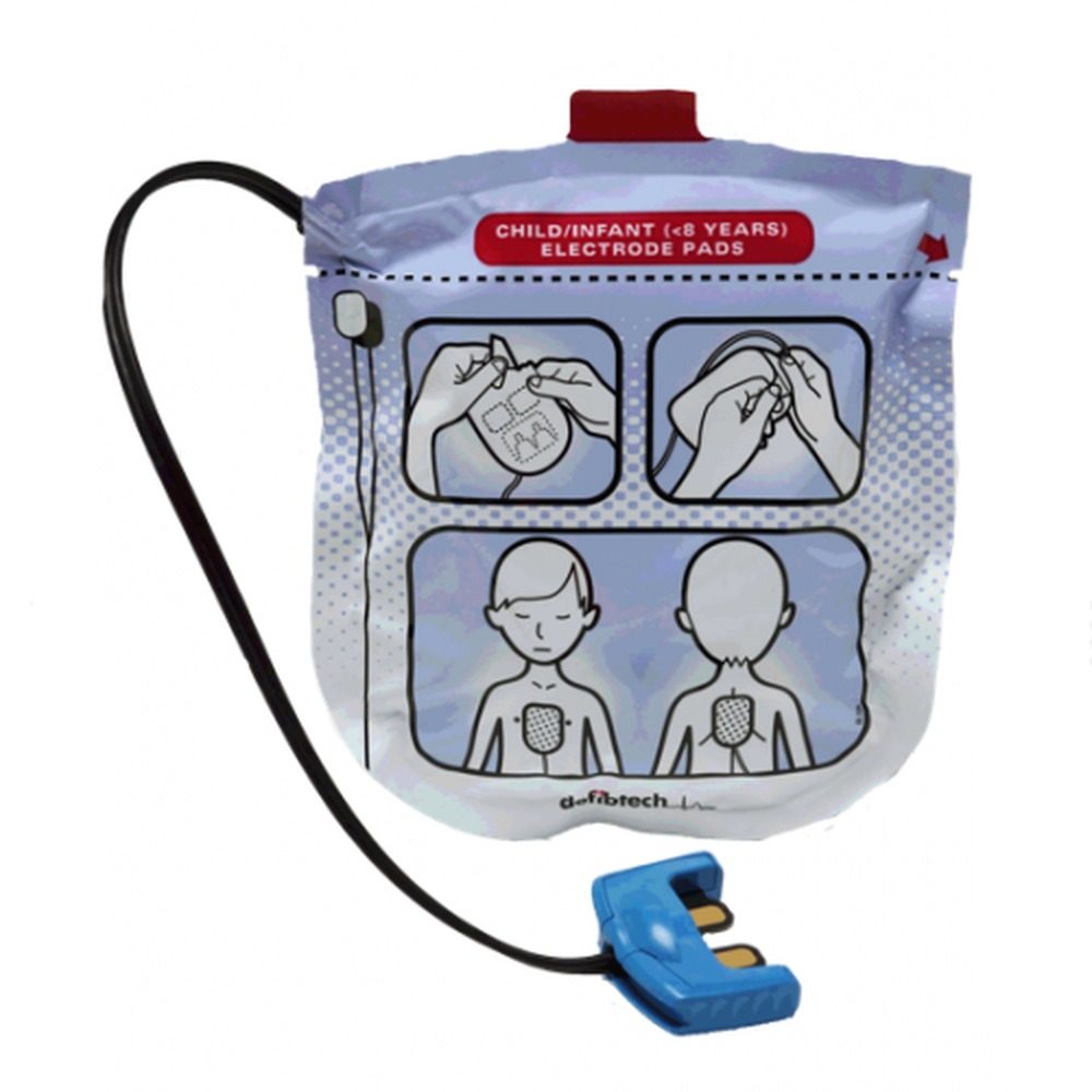 Elettrodi pediatrici monouso Defibtech DDP-2002 per defibrillatore Lifeline View