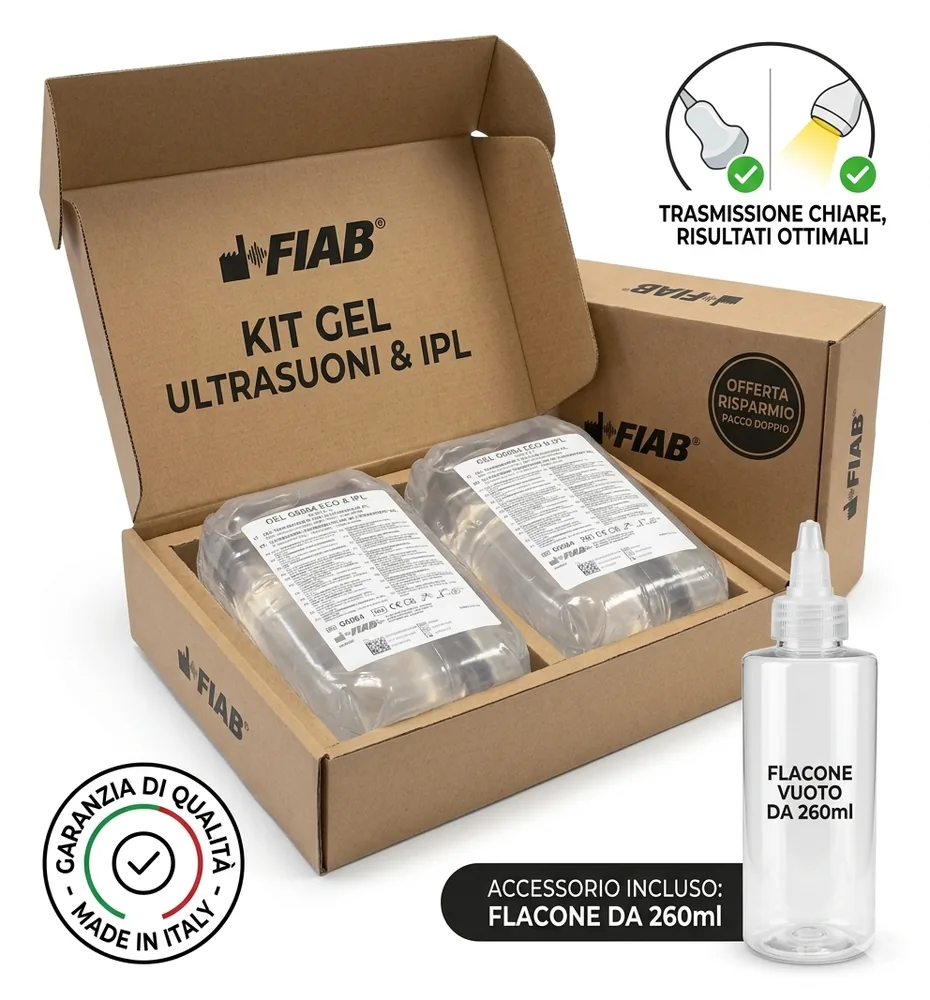 Gel per ultrasuoni FIAB G0084 — 5kg neutro