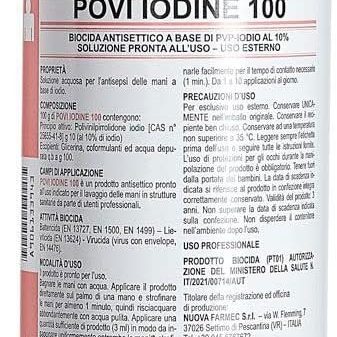Iodopovidone 10% Povi Iodine 100 – flacone 500 ml
