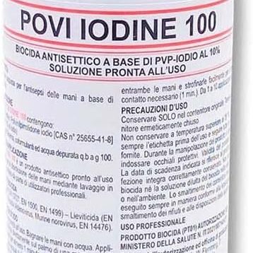 Iodopovidone 10% Povi Iodine 100 – flacone 125 ml