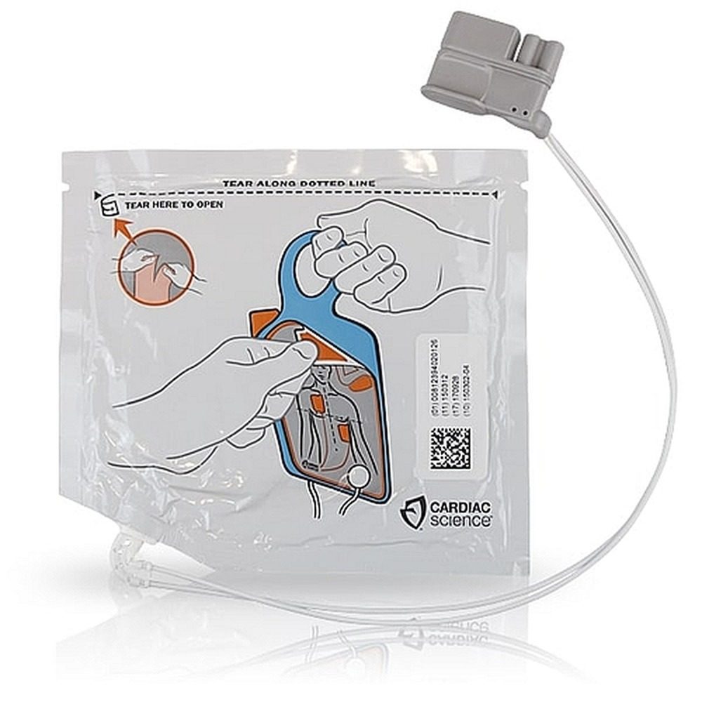 Elettrodi adulti Cardiac Science per defibrillatore Powerheart G5, versione senza sensore RCP